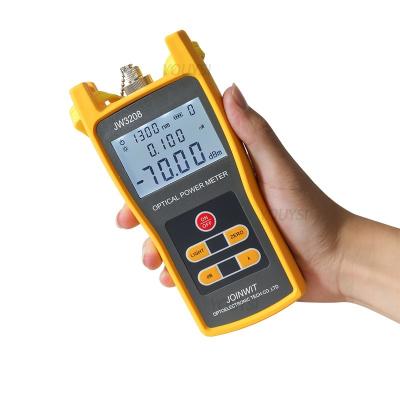 China Handheld portable fiber optic test power meter with fc sc st connector jw3208 ftth optical power meter price for sale