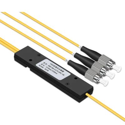 China FBT PLC Splitter 2 FTTH System FC/UPC Connector Type Ftth Mini Type Optical Fiber Splitter for sale