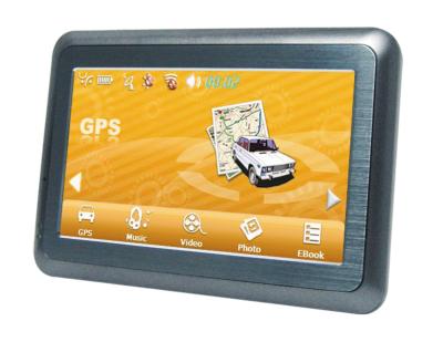 China 5.0  Inch 64K TFT Display Touch Panel Bluetooth GPS Car Navigators With FM Transmitter for sale