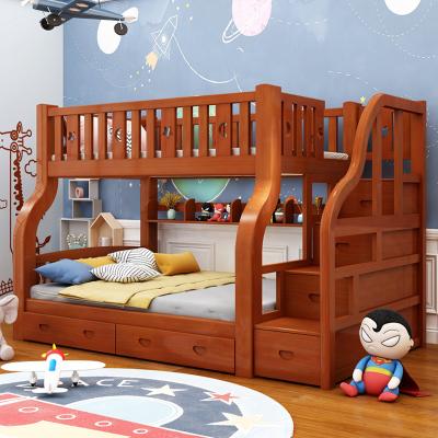 China Solid Wood Furniture HQSLP Kids Huts Bed Stackable Bed Children Wooden Kids Beds for sale