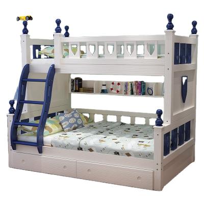 China Hot Solid Wooden Furniture HQSLP Amazon Toddler Kids Bed Design Kids Bedroom Children Bed for sale