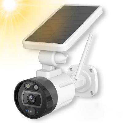 China NIGHT VISION New Arrivals Solar Powered Hd Wifi Full Security 2Mp IP Cctv Outdoor Solar Powered Camera for sale