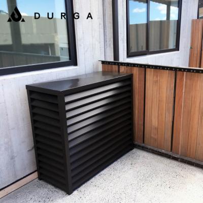 China Anti-corrosion and durable outdoor custom aluminum canopy metal cladding air conditioner cover heat pump cover zu verkaufen