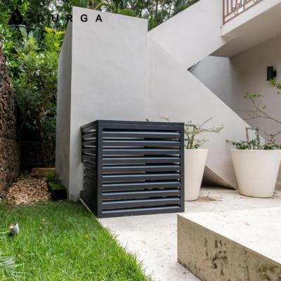 China Anti-Corrosion and Durable Outdoor Custom Aluminum Canopy Carving Metal Heat Pump Cover Air Conditioner Cover zu verkaufen