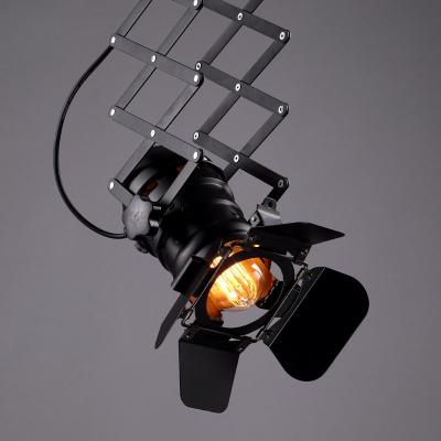 China Loft RH Rural Industrial Lift Clothing Personality Retro led Track Light with E27 Bulb for sale