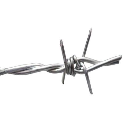 China Protection Performance Manufacturer Barbed Wire Galvanized Prison Barbed Wire 50kg Fencing for sale