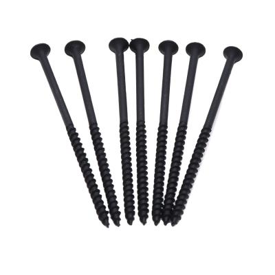 China Bugle Black Customized Heavy Drywall Screw Quantity C1022 Drywall Screws #6 1 1/4 Manufacturer for sale