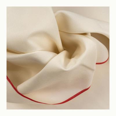 China 2021 Popular 10 lb organic high quality and durable 91cm width 100%silk red boski fabric for sale