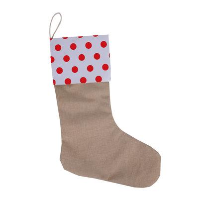 China RTS Eco-Friendly Wholesale Most Popular Plaid Christmas Stocking Candy Gift Socks For Kids Christmas White Empty Stocking for sale