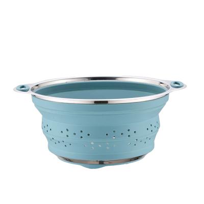 China Sustainable Eco-Friendly Non-Toxic Fruits And Vegetable Strainer Vegetable Strainer Drain Basket Strainer for sale