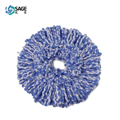 China Viable Accessories Super Absorbent Stainless Steel Brushes Replacement Mop Head Microfiber Mopping 360 Rotation for sale