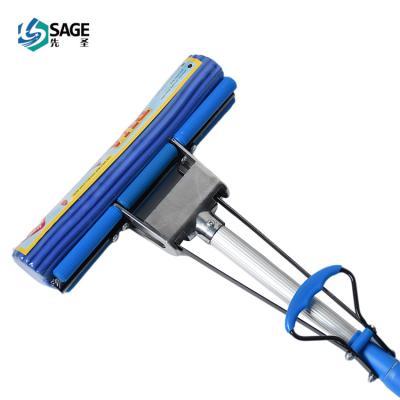 China Sustainable Household Mops Single Roll PVA Mop Aluminum Tube Cleaning Sponge Mop for sale