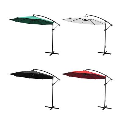 China Minimalist 9ft Wind Proof Round Furniture Umbrella Outdoor Patio Umbrella Garden Umbrella for sale