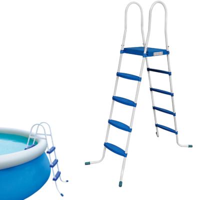 China Modern Pool Ladder Accessories Swimming Pool Steps 122~132cm Safety Non-slip Surface Plastic Step for sale