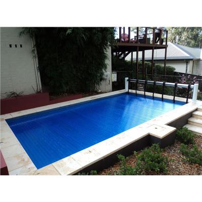 China Above ground 2021 swimming pool and inground swimming pool factory customized hard polycarbonate slats for swimming pool cover for sale