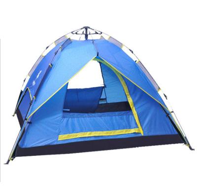 China Water Proof Outdoor Supplies 3-4 People Automatic Outdoor Camping Rain - Proof Four Season Tent for sale