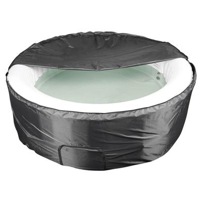 China Windproof Waterproof Inflatable Portable Hot Tub Cover Bag Spa Hot Tub Furniture Waterproof Outdoor Cover for sale