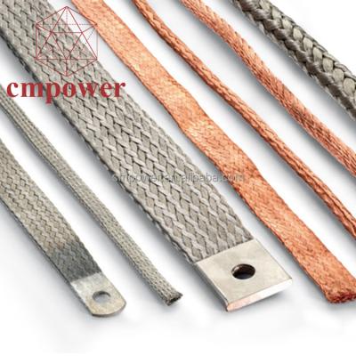 China Underground Busbar Copper Cable Flexible Flat Copper Manufacturer Braided Shielded Wire for sale