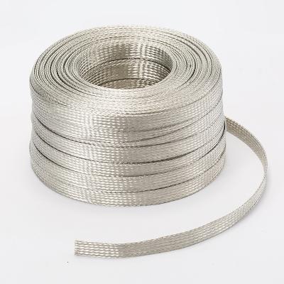 China Ground Wire Cm Soft 50mm2 Power Tinned Braid Wire Copper Braid Copper Sleeve for sale