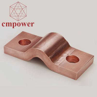 China CONNECTION Custom Stamped Copper Busbar Copper Busbar For Standard for sale