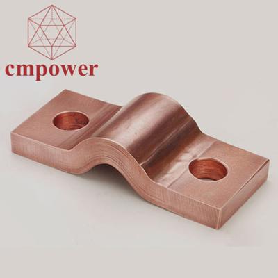 China Soft Flexible Copper Laminated Busbar Tin Plated Bus Bar Flexible Copper Shunt CONNECTION for sale