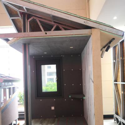 China Modern Transparent European Terrace Solarium Room Outdoor Tempered Glass Aluminum Alloy House Shade House Prefab for sale