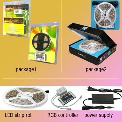 China 50000h Multi Color 50 / 50 Led Strip Light Kits Flexible FPC + SMD for sale