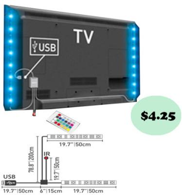 Chine Les lumières de bande flexibles de RVB SMD LED imperméabilisent 5 V USB pour la TV à vendre