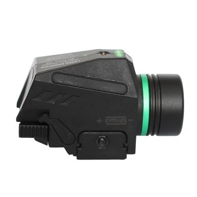 China Tactical 150 Lumens flashlight Green Laser Sight Combo light led flashlights For Outdoor Hunting Shooting Support for sale