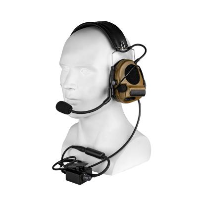 China TCA-3 type Silicone Earmuffs Earphone Noise Reduction Pickup Tactical Headset zu verkaufen