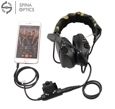 Κίνα SPINA OPTICS Tactical Pilot Headset Comtac Liberator II Neckband Sordin Thoradin Pickup Noise Canceling προς πώληση