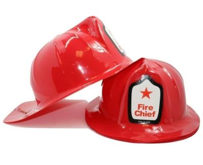 China Comfortable Fire Chief Hat Kid Size Fireman Hat Firefighter Plastic Kids Size CG245 for sale