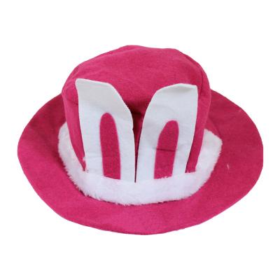 China NEW Character Easter Novelty Hats Hoods Headband Funny Bunny Ear Top Hat Pink Party CM088 for sale