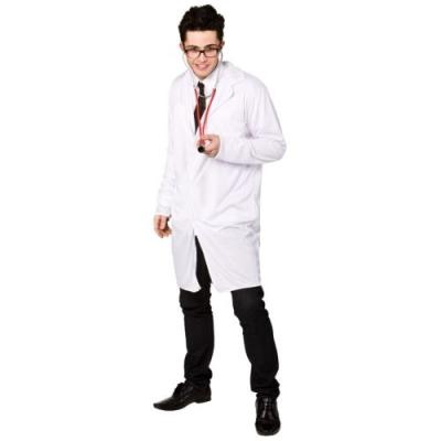 China Adult Doctor Coat Hospital Halloween Fancy Dress Costume Polyester New for sale