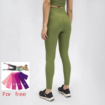 China Sexy breathable high waist B jeans butt crack! crack! yoga womens leggings with pockets fitness for women for sale