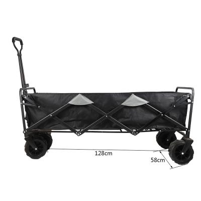 China 7 Inch Large Capacity Folding Cart Storage Carts With Adjustable Handle for sale