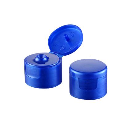 China Non Screw Puddle Manufacturers Custom Flip Top Cap 24/410 Cosmetic Plastic Bottle Screw On Flip Top Cap for sale