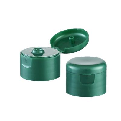 China Non Spill Custom Green Color Flip Top Cap 28 410 Wholesale Plastic Cover Lids Caps For Bottle Professional Suppliers for sale