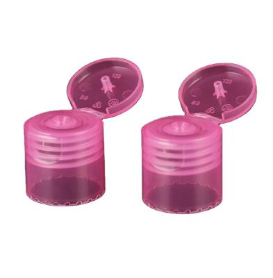 China Non Spill Professional Factory Production Plastic Flip Top Cap 15/415 Flip Top Cap For Shampoo Bottle for sale