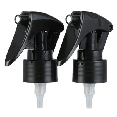 China Non Spill Chemical Resistant 20/410,24/410 Plastic Black Trigger Spray Sprayer, For House Cleaning, And Garden Watering for sale