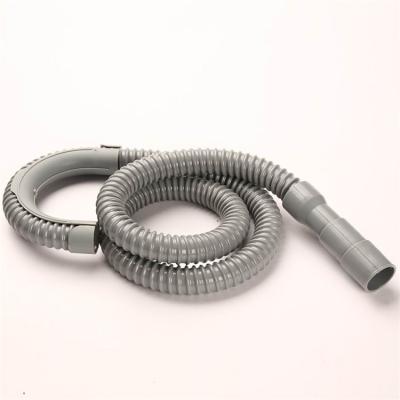 China Washine Tools Flexible Universal Washing Machine Drain Hose PVC Washing Machine Drain Inlet Hose With Band Connectors for sale