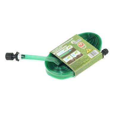 China PVC Adjustable Promotional Flexible Green Soaker Irrigation Good Quality Garden Watering Hose for sale