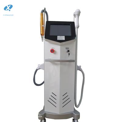 China Skin Tightening 2021 Newest 2 in 1 Pico 755nm Picosecond Laser Tattoo Removal and 808 Diode Laser Hair Removal Machine for sale