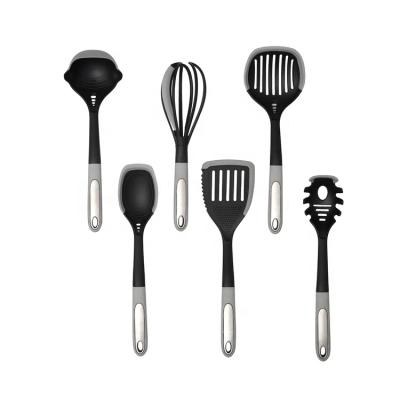 China New 6 Pcs Nylon Set Of Success Sustainable Western Heat Resistant Easy Clean Kitchen Tools Utensils for sale