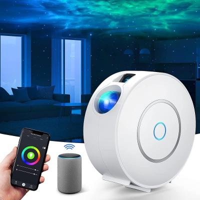 China Modern Smart Wifi Star Projector/Laser Sky Compatible Alexa Google Home Remote Control Colorful Starry Projector for sale