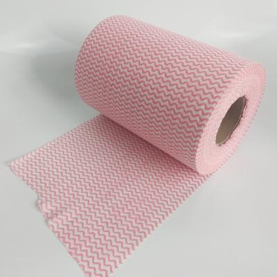 China Good Performance Sustainable Spunlace Nonwoven Household Cleaning Wipes Fabric for sale