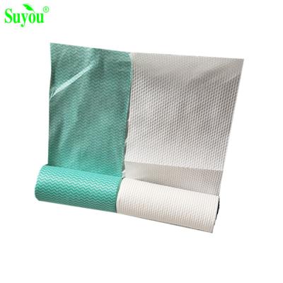 China Sustainable Cheap Disposable Cleaning Cloth Roll Household Wipes Wash Cloth for sale