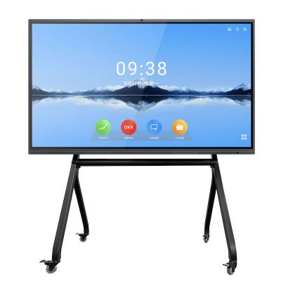 China 4k+Built-in 8million pixel camera+Dual WIFI Interactive Flat Panel 20 Point Touch Recognition for sale