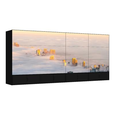 China 75 inch 4K Big LED LCD Screen Size Splicing Digital Signage Advertising Mounting Monitor Panel Video Wall Te koop