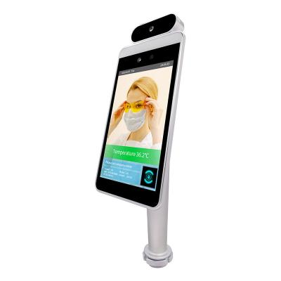 中国 Hot Temperature Measurement Face Recognition Camera Terminal 8inch flat panel support different language 販売のため